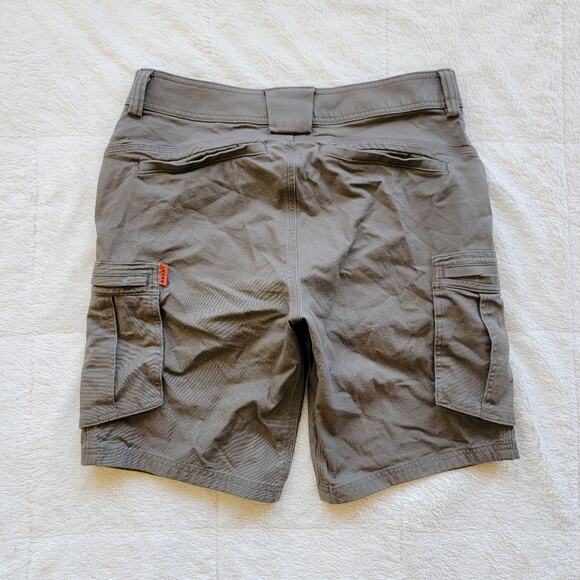 Men's Brown Cargo Shorts - Picture 3 of 6